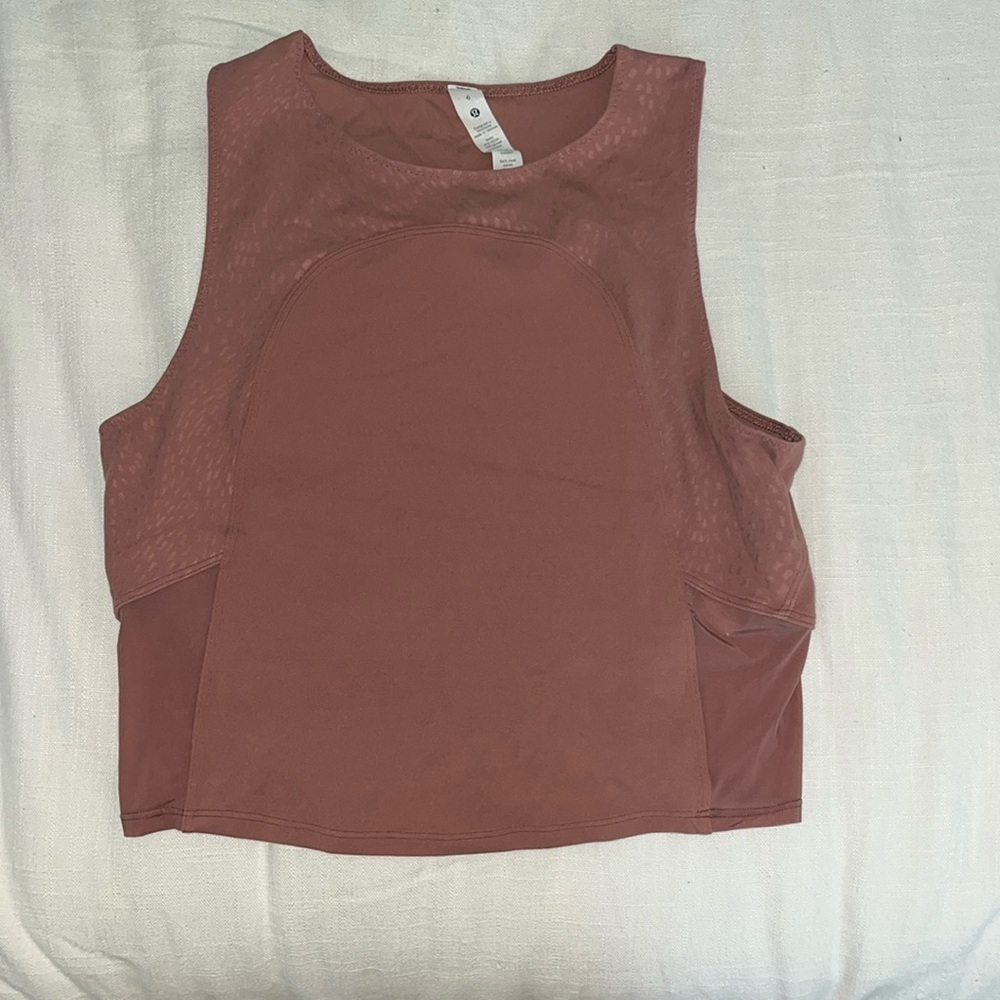 Lululemon Nulu and Mesh Yoga Tank